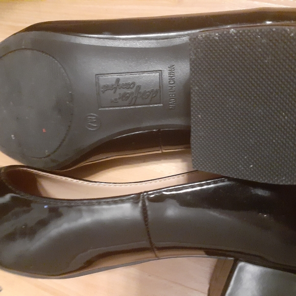 Black Chunky Heels - Picture 3 of 4